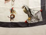 an image of a scarf with birds on it