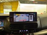 a car dashboard with a gps device in it