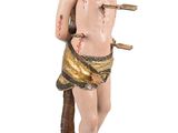 figurine of a man with a bow and arrow in his hand