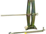 a close up of a pair of tools on a white background