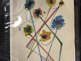 a picture of a drawing of flowers on a piece of paper