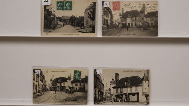 Auzances : Lot de 8cpa. Bon état général