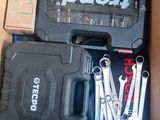 a box full of tools that are sitting in it