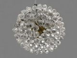 a light that is hanging from the ceiling in the room