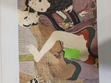 a picture of a picture of a woman in a kimono