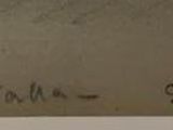 graffiti on the wall of a bathroom with a toilet and a toilet paper dispenser