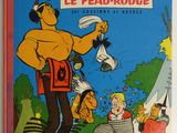 une vieille bande dessinée sur laquelle figure l'image d'un homme tenant un oiseau