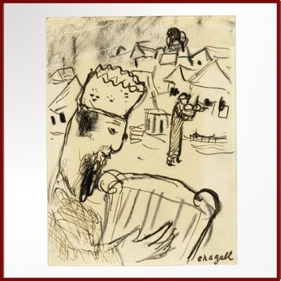 un dessin représentant un homme assis sur un banc