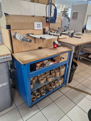 1 rembobineuse fabrication maison entrainement par perceuse BOSCH 5 ax