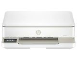 the hp deskjet printer is sitting on a white surface