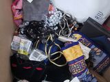 a box full of assorted items that are in it