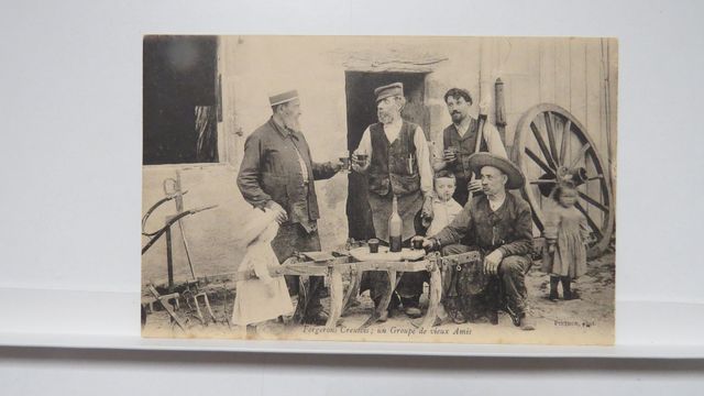 Evaux-les-Bains : Forgerons Creusois ; un groupe de vieux Amis (P...