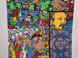 une image représentant une image d'un groupe de personnages de dessins animés