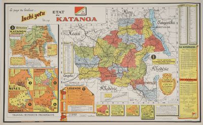 une ancienne carte du territoire du Kazakhstan