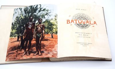 (Négritude) René Maran. Batouala, illustré de dix-huit gouac…