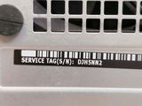 a close up of a service tag on a machine