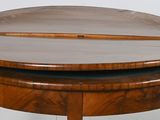 an image of a wooden table with a drawer on top