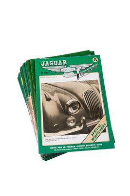 Le livre sur le jaguar est posé au sommet d'une pile de livres