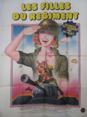 affiche de film représentant une femme en uniforme militaire, coiffée d'un casque