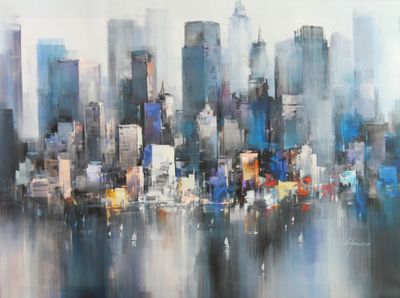 WILFRED (XXe). La baie et les buildings.