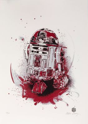 star wars r2d2 art print