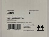 a label on the back of a box with a picture of an arrow on it