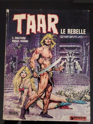 la couverture de la première édition de la bande dessinée « Taar le Rebelle »