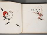 an open book with a picture of a man on a skateboard