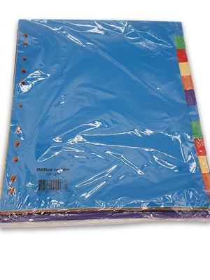 OFFICE DEPOT - Intercalaires A4 - Polypropylène Multicolore …