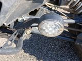 a close up of the front end of a motorcycle