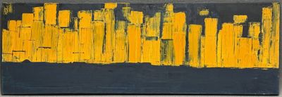 ART XXI° Peinture abstraite. huile sur toile.