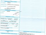 une photo d'un document sur lequel figure un code-barres