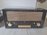 a radio that is sitting on a table in a room