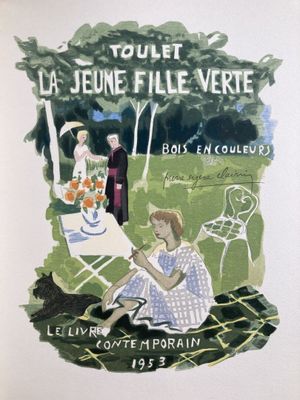 TOULET & CLAIRIN Paul-Jean La jeune fille verte