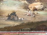 an image of a painting of a man and a woman in the desert