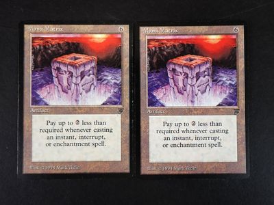 two cards with a picture of an iceberg on them