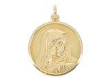 l'image d'une médaille d'or sur laquelle figure le visage d'une femme