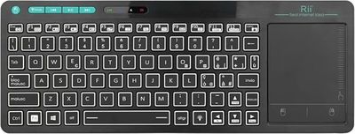 263 / Clavier compact sans fil Rii Mini i18S avec Blue…