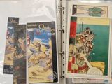 a picture of a binder with a bunch of books inside of it