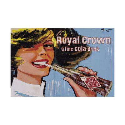 Enseigne « Royal Crown », une boisson au cola de qualité