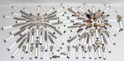 Manufacture COQUET à Limoges, partie de ménagère, le manche …