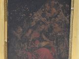 a picture of a painting on the wall of a building
