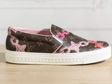 Baskets sans lacets Louis Vuitton ornées de flamants roses