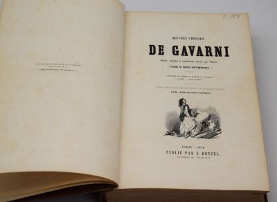 Gavarni. OEuvres choisies de Gavarni, études de mœurs contem… - Photo 1
