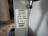 a sign on the back of a luggage bag