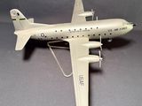 a toy airplane that is sitting on a table