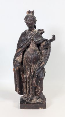 an image of a statue of a woman with a bird in her hand