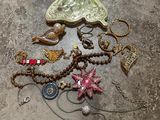 a lot of jewelry on the floor on the floor