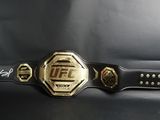 a close up of a belt with a gold buckle on it