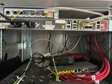 a bunch of wires and wires connected to a computer